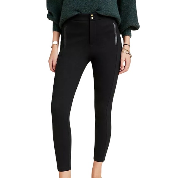 Anthropologie Pants - Anthropologie The Essential Ponte Tapered Trousers